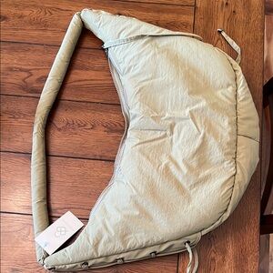 Street Level Green Crescent Shoulder Bag